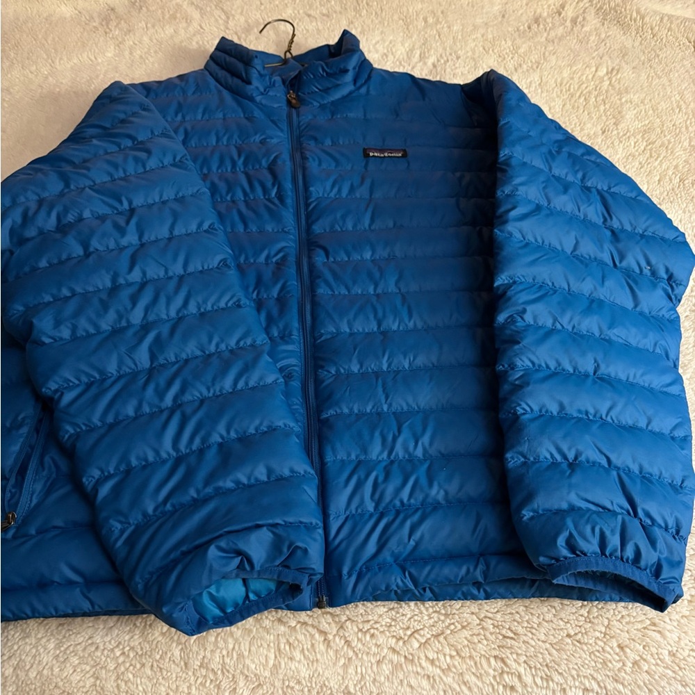 Patagonia Men's Vibrant Blue Puffer Jacket
